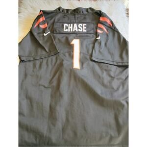 Nike Jamarr Chase Jersey Youth Large Black NFL Football Cincinnati Bengals #1